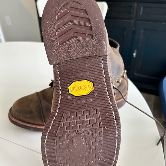 For sale pair of Chippewa engineer boots by LL bean. - Picture 3 of 10